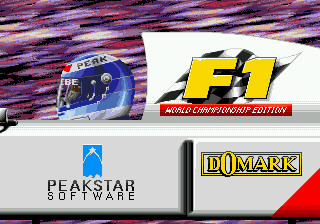 F1 - World Championship Edition Title Screen